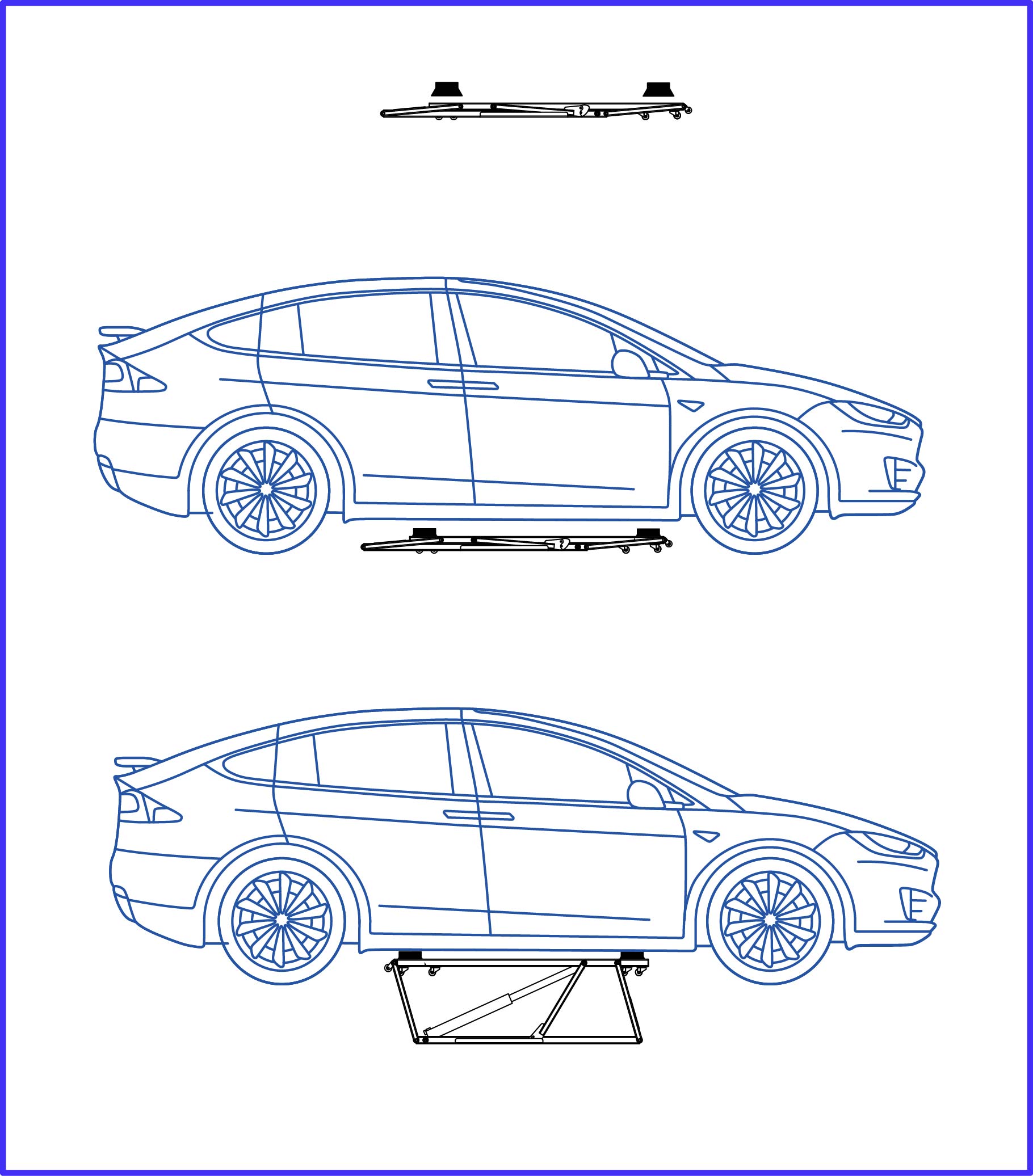 E4G KL321 Kwik Lift® Universal Rubber Pad Set (4) - Image 6