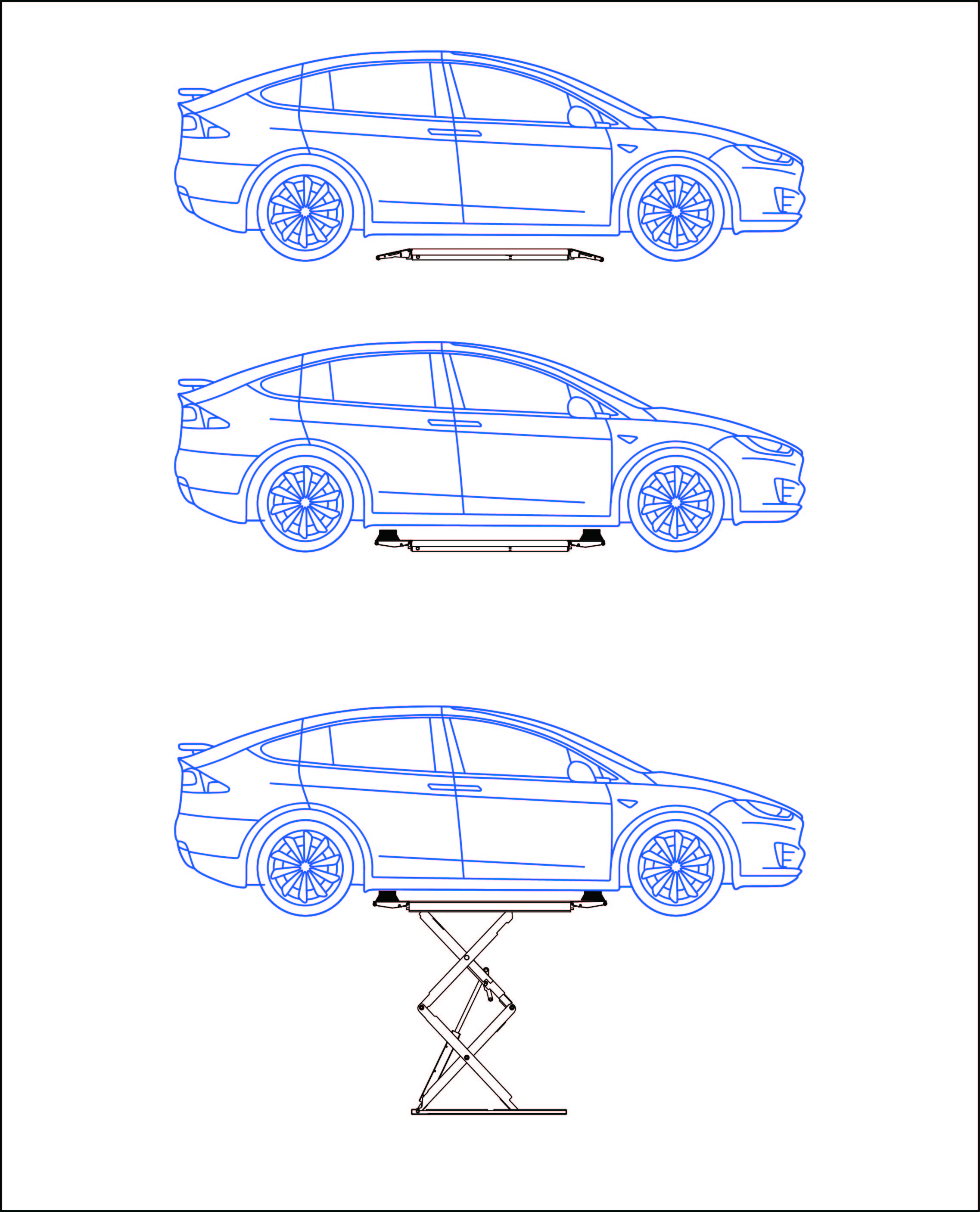 E4G KL321 Kwik Lift® Universal Rubber Pad Set (4) - Image 7