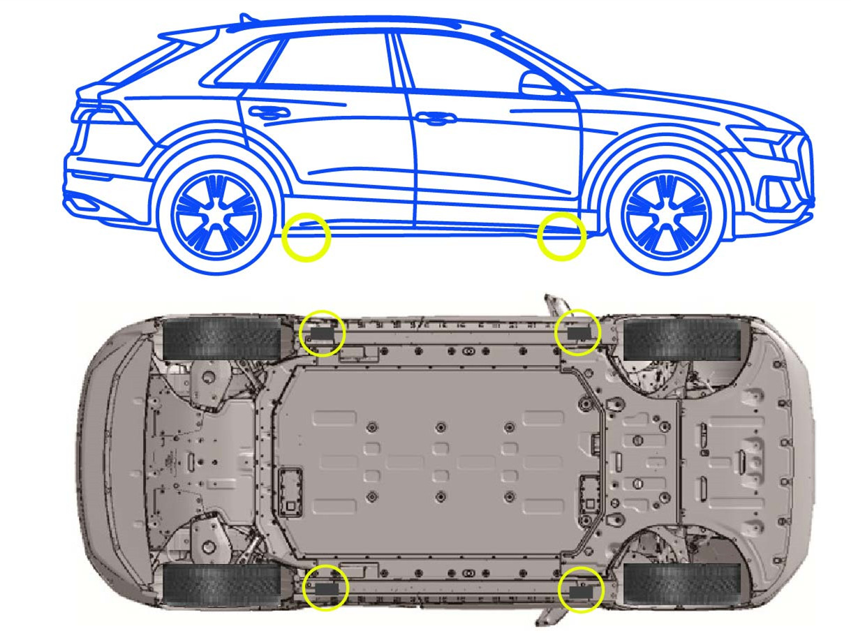 E4G KL322 Kwik Lift EV Pads (4-Pack) – Fits Fiat 500e, Volvo XC90 & More - Image 5