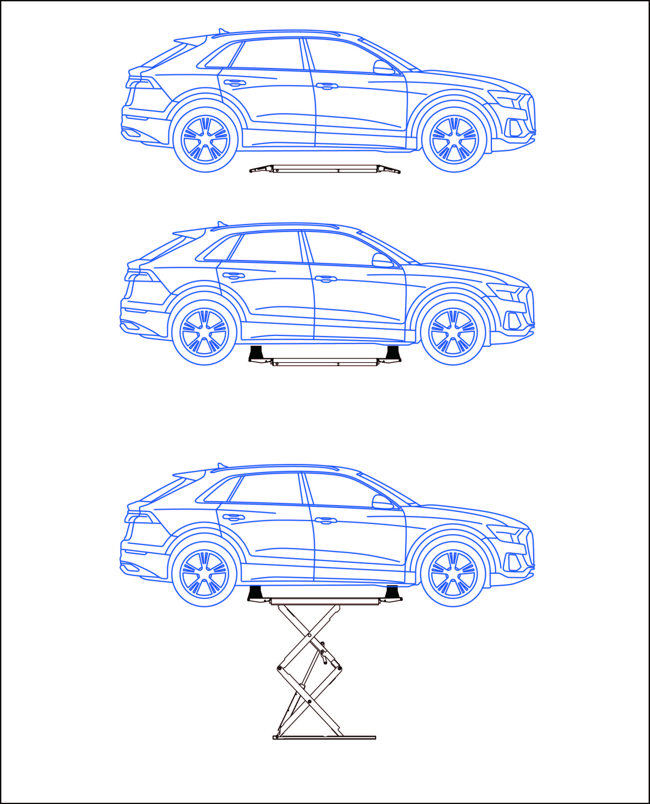 E4G KL322 Kwik Lift EV Pads (4-Pack) – Fits Fiat 500e, Volvo XC90 & More - Image 7